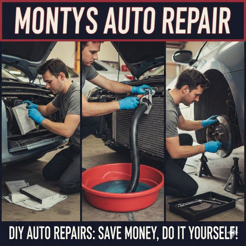 DIY car maintenance, how to change brake pads, replace cabin air filter, car repair at home, radiator hose replacement